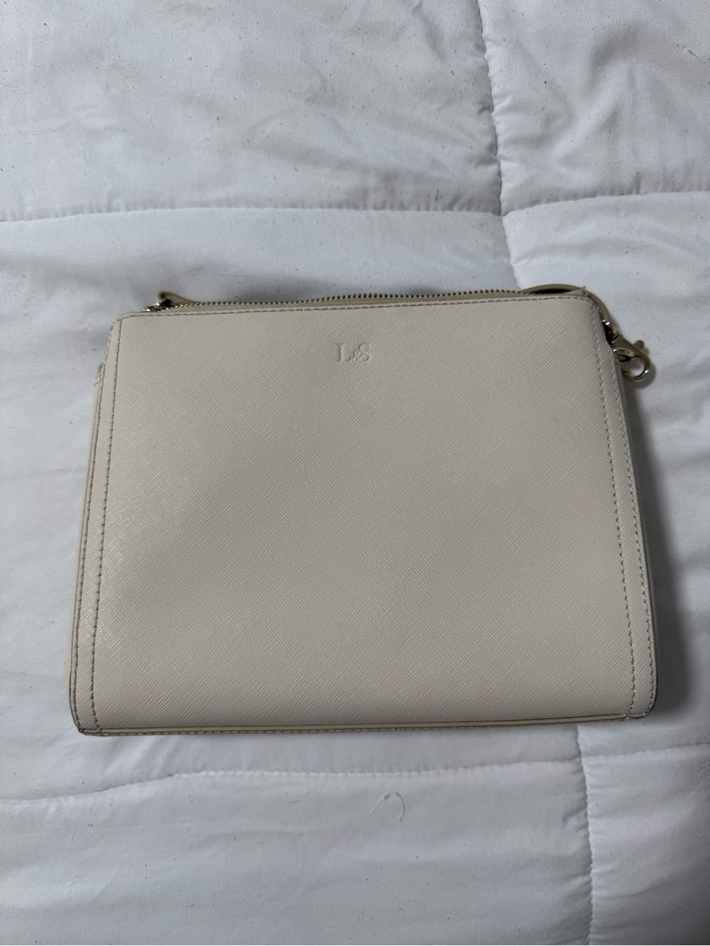 Lo & Sons Cream Convertible Bag